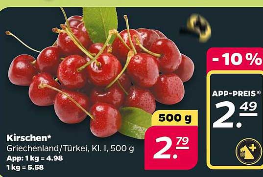 Kirschen* Griechenland/Türkei, Kl. I, 500 g