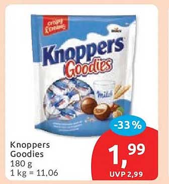 Knoppers Goodies 180 g 1 kg = 11,06