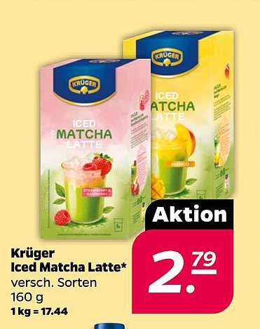 Krüger Iced Matcha Latte* versch. Sorten 160 g