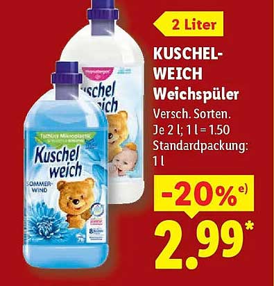 KUSCHEL-WEICH Weichspüler