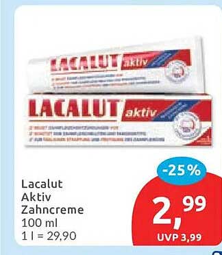 Lacalut Aktiv Zahncreme 100 ml