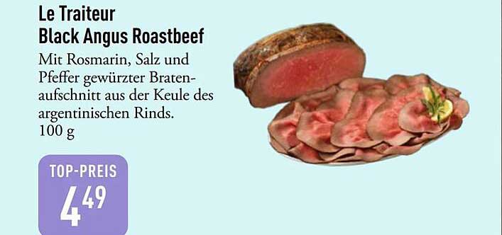 Le Traiteur Black Angus Roastbeef
