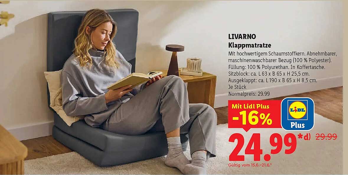 LIVARNO Klappmatratze