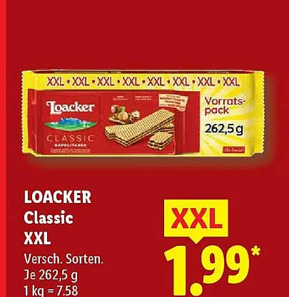LOACKER Classic XXL