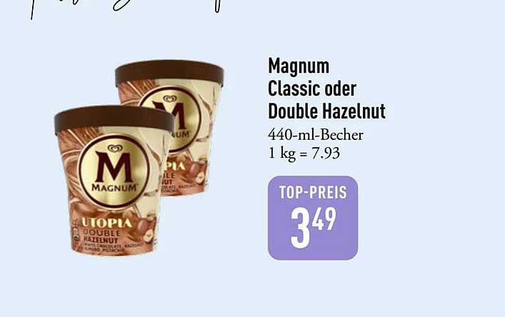 Magnum Classic oder Double Hazelnut