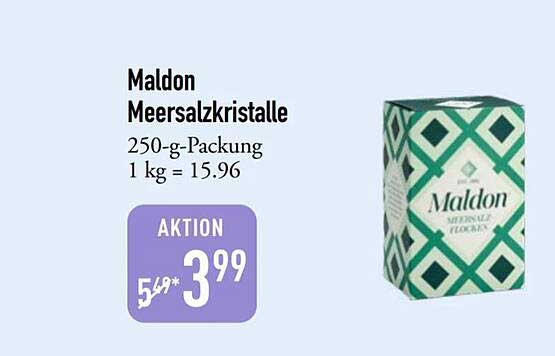 Maldon Meersalzkristalle 250-g-Packung