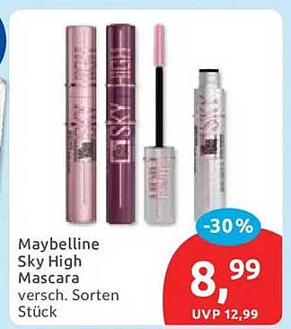 Maybelline Sky High Mascara versch. Sorten Stück