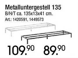 Metalluntergestell 135