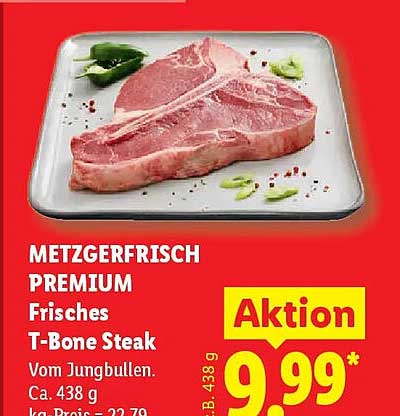 METZGERFRISCH PREMIUM Frisches T-Bone Steak