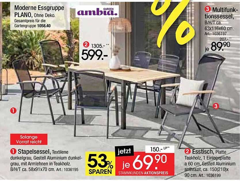 Moderner Essgruppe PLANO, Ohne Deko.