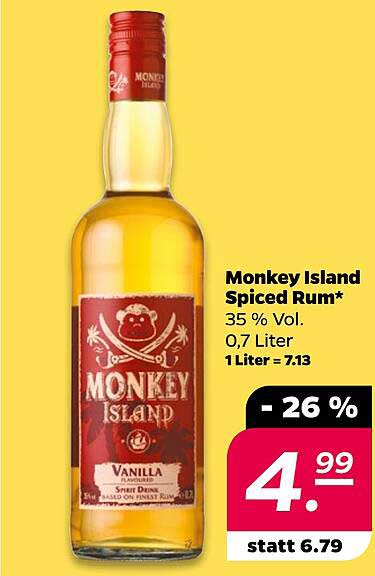 Monkey Island Spiced Rum*