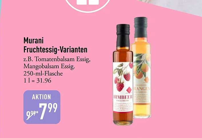 Murani Fruchtessig-Varianten