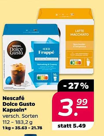 Nescafé Dolce Gusto Kapseln*