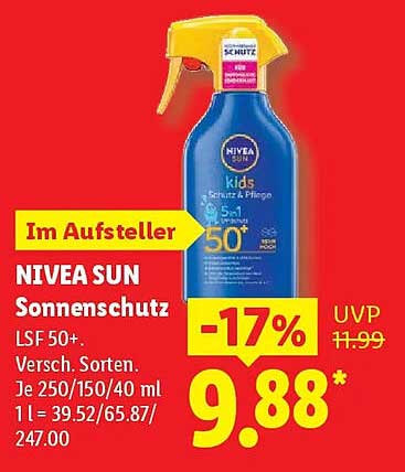NIVEA SUN Sonnenschutz