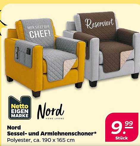 Nord Sessel- und Armlehnschoner*