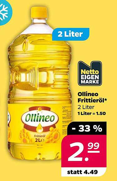 Ollineo Frittieröl* 2 Liter