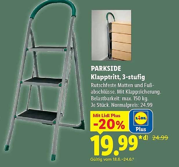 PARKSIDE Klapptritt, 3-stufig