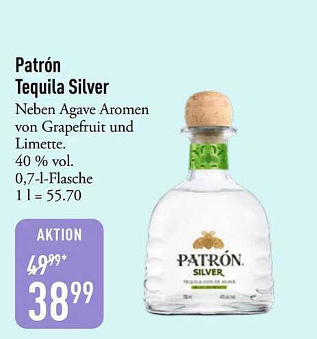 Patrón Tequila Silver