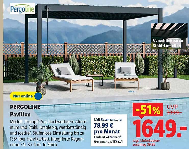 PERGOLINE Pavillon