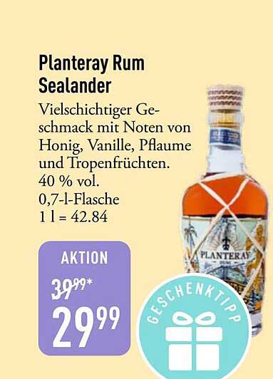 Planteray Rum Sealander