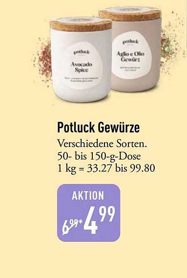 Potluck Gewürze