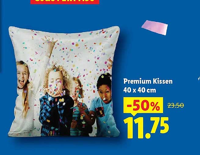 Premium Kissen 40 x 40 cm