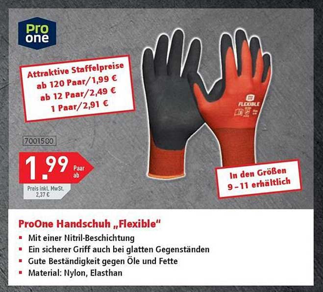 ProOne Handschuh „Flexible“