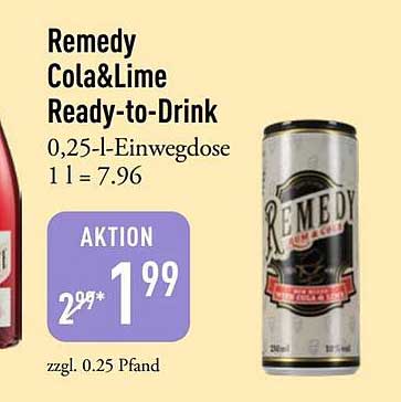 Remedy Cola&Lime Ready-to-Drink