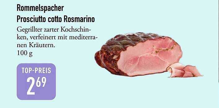 Rommelsbacher Prosciutto cotto Rosmarino