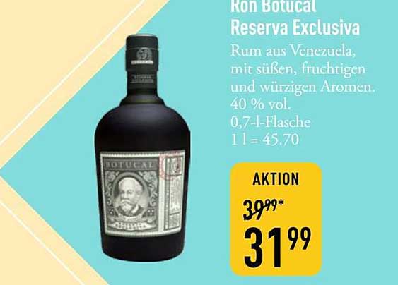 Ron Botucal Reserva Exclusiva