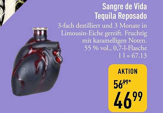 Sangre de Vida Tequila Reposado