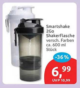 Smartshake 2Go Shakerflasche versch. Farben ca. 600 ml Stück