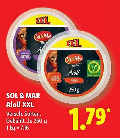 SOL & MAR Aioli XXL