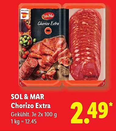 SOL & MAR Chorizo Extra