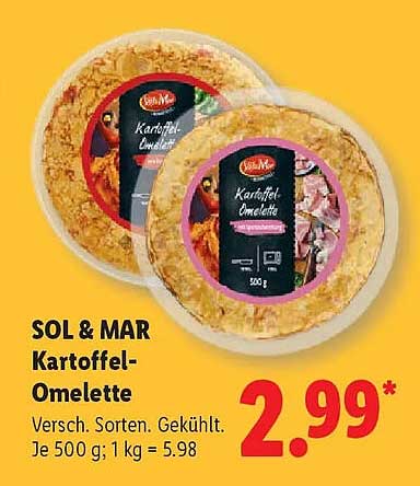 SOL & MAR Kartoffel-Omelette