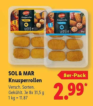 SOL & MAR Knusperrollen