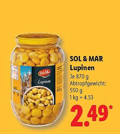 SOL & MAR Lupinen