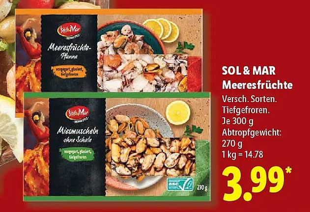 SOL & MAR Meeresfrüchte