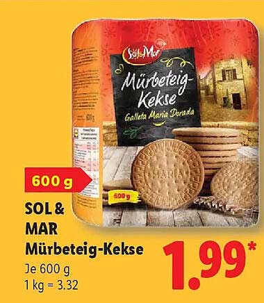 SOL & MAR Mürbeteig-Kekse