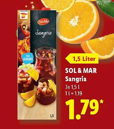 SOL & MAR Sangria