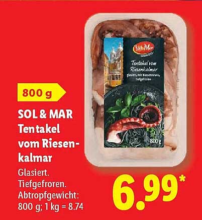 SOL & MAR Tentakel vom Riesenkalmar