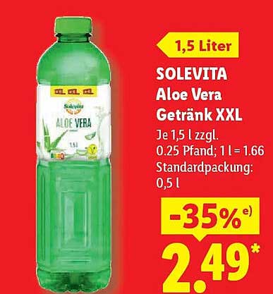SOLEVITA Aloe Vera Getränk XXL