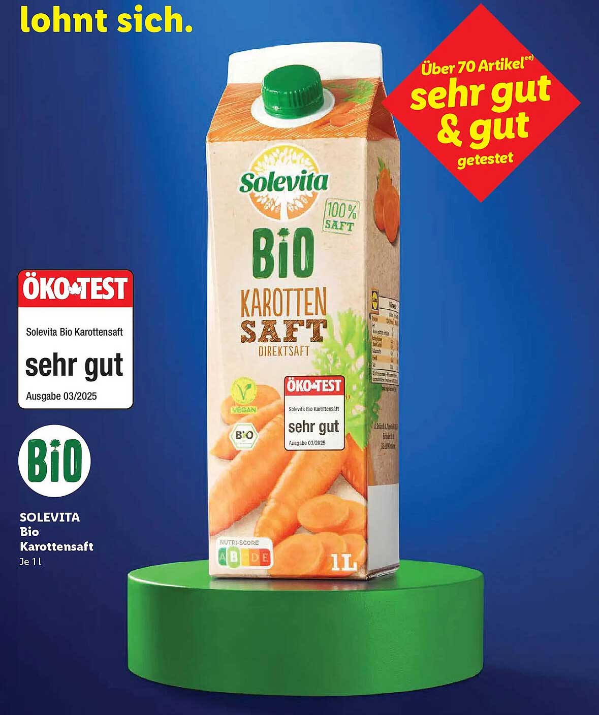 Solevita Bio Karottensaft