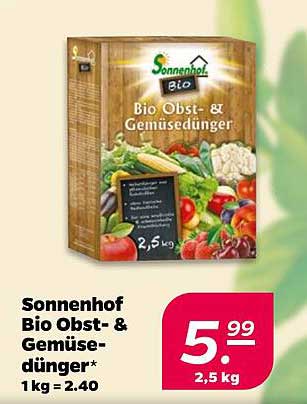 Sonnenhof Bio Obst- & Gemüse- dünger*
