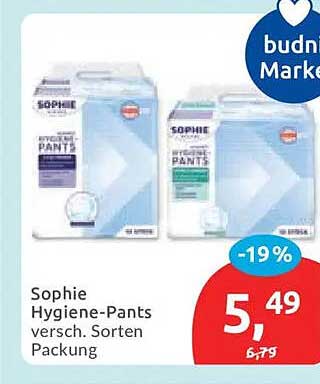 Sophie Hygiene-Pants versch. Sorten Packung