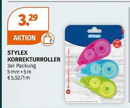 STYLEX KORREKTURROLLER