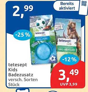 tetesept Kids Badezusatz versch. Sorten Stück