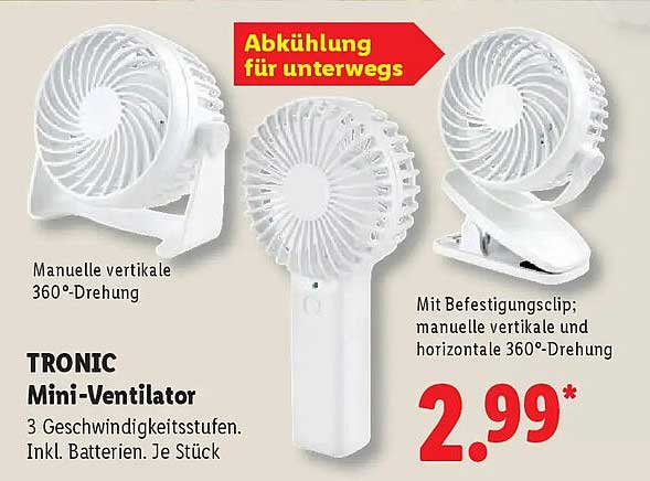 TRONIC Mini-Ventilator