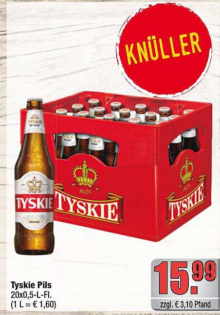 Tyskie Pils 20x0,5-l-Fl.