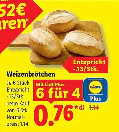 Weizenbrötchen